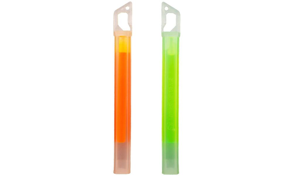 Сяючі аварійні палички Lifesystems Light Sticks (15 годин) (Green/Orange), 2 шт., зображення 2