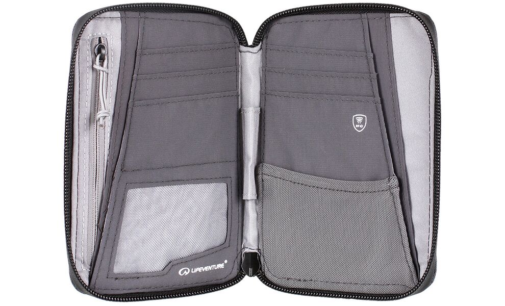 Гаманець Lifeventure Recycled RFID Mini Travel Wallet (Grey), Колір виробника: Grey, зображення 3