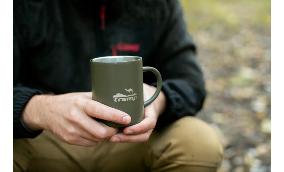 Туристична термочашка Tramp UTRC-009 (Olive) на 300 мл, нержавіюча сталь, Об'єм: 300, Колір: Olive, зображення 3