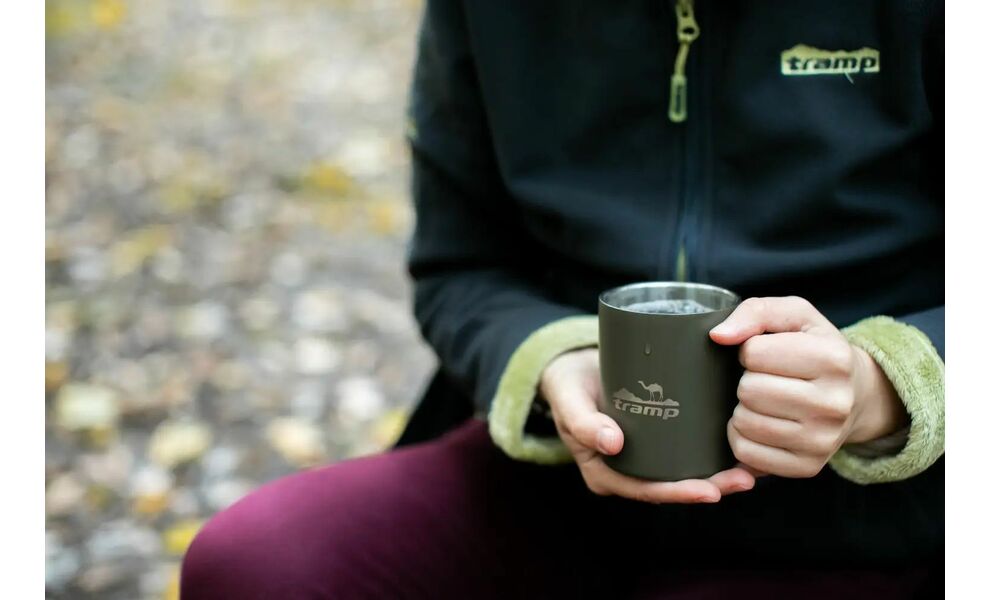 Туристична термочашка Tramp UTRC-010 (Olive) на 400 мл, нержавіюча сталь, Об'єм: 400, Колір: Olive, зображення 5