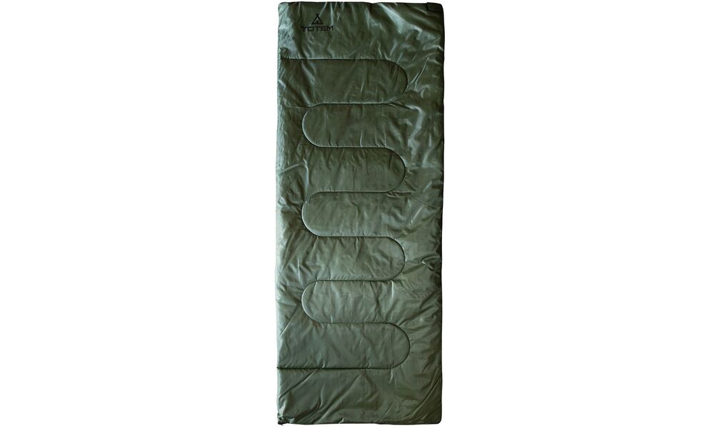 Літній кемпінговий спальник-ковдра Totem Woodcock XXL до 10°C: широкий, Максимальний зріст користувача: 200, Колір: Green, Сторона застібки: ліва, зображення 2