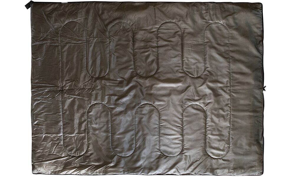 Літній кемпінговий спальник-ковдра Totem Woodcock XXL до 10°C: широкий, Максимальний зріст користувача: 200, Колір: Green, Сторона застібки: ліва, зображення 3
