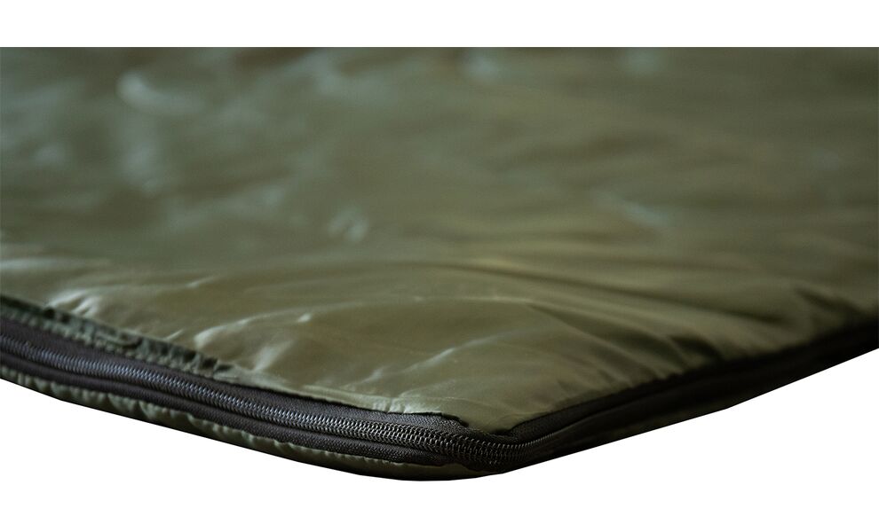 Літній кемпінговий спальник-ковдра Totem Woodcock XXL до 10°C: широкий, Максимальний зріст користувача: 200, Колір: Green, Сторона застібки: ліва, зображення 7