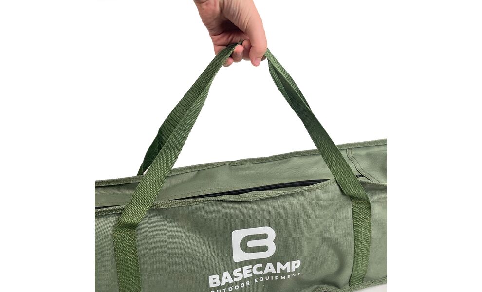 Розкладне туристичне ліжко BaseCamp Camping Bed (Olive Green), Колір виробника: Olive Green, зображення 10