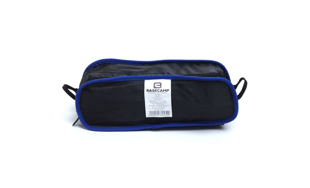 Розкладний стілець BaseCamp Compact (Black/Blue), Колір виробника: Black/Blue, зображення 6