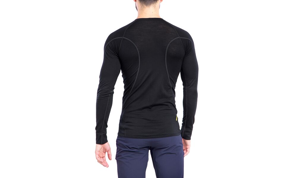 Термокофта чоловіча Sensor Merino Active (Black), Колір виробника: Black, Розмір виробника: M, зображення 10