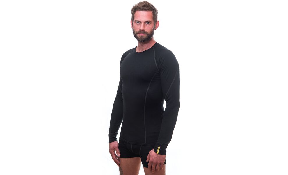 Термокофта чоловіча Sensor Merino Active (Black), Колір виробника: Black, Розмір виробника: XL, зображення 2