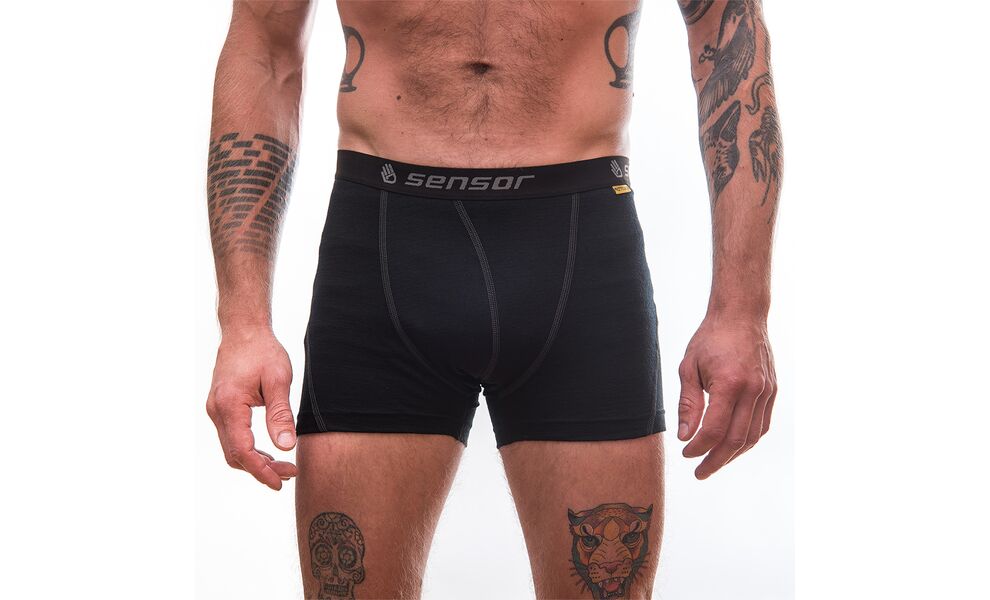 Термотруси чоловічі Sensor Merino Active (Black), Колір виробника: Black, Розмір: XXL, зображення 2