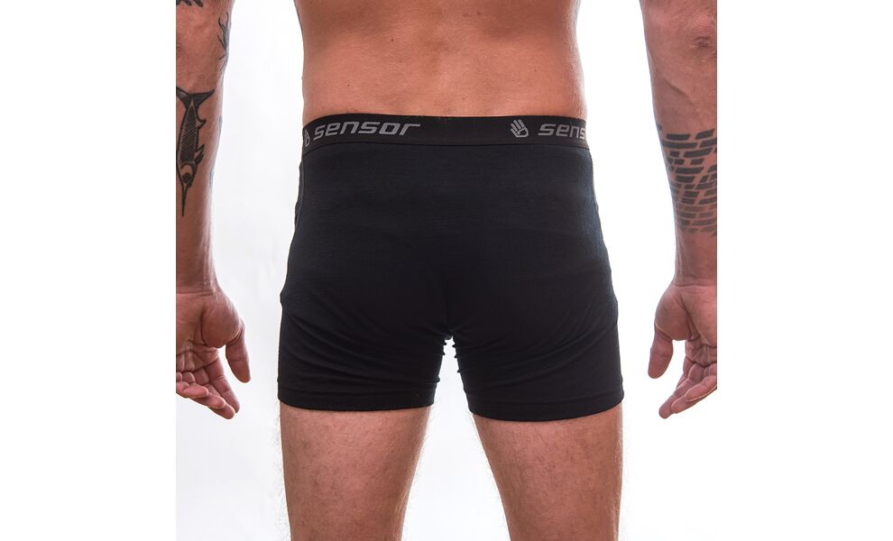 Термотруси чоловічі Sensor Merino Active (Black), Колір виробника: Black, Розмір: XXL, зображення 3