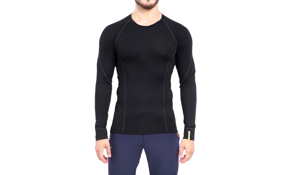 Термокофта чоловіча Sensor Merino Active (Black), Колір виробника: Black, Розмір виробника: S, зображення 6