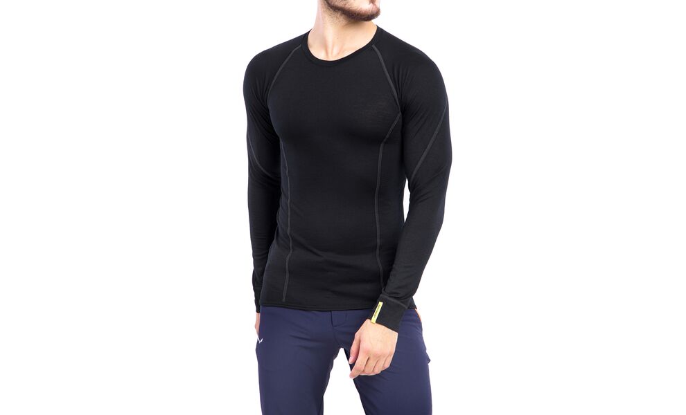 Термокофта чоловіча Sensor Merino Active (Black), Колір виробника: Black, Розмір виробника: L, зображення 7