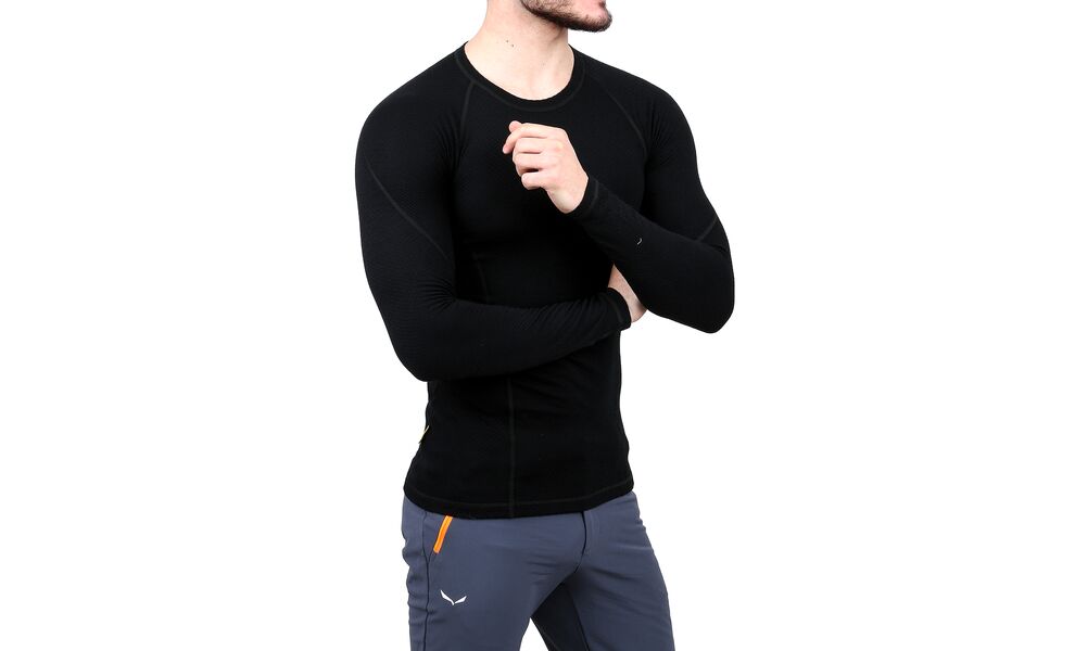 Термокофта чоловіча Sensor Merino DF (Black), Колір виробника: Black, Розмір виробника: XXL, зображення 10