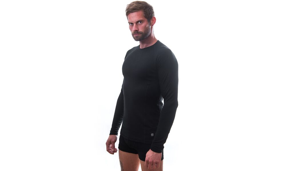 Термокофта чоловіча Sensor Merino DF (Black), Колір виробника: Black, Розмір виробника: XXL, зображення 2