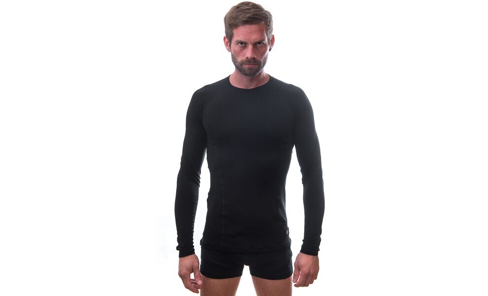 Термокофта чоловіча Sensor Merino DF (Black), Колір виробника: Black, Розмір виробника: L, зображення 3