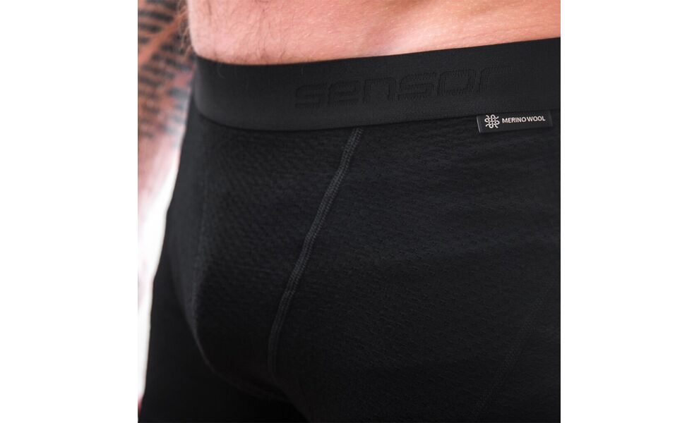 Термотруси чоловічі Sensor Merino DF (Black), Колір виробника: Black, Розмір: M, зображення 4