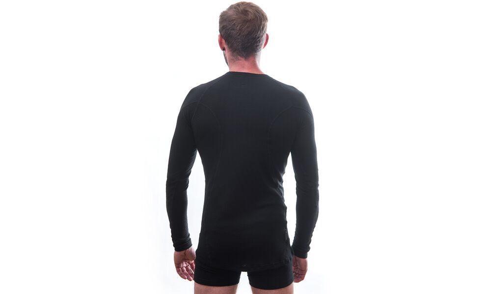 Термокофта чоловіча Sensor Merino DF (Black), Колір виробника: Black, Розмір виробника: XXL, зображення 4