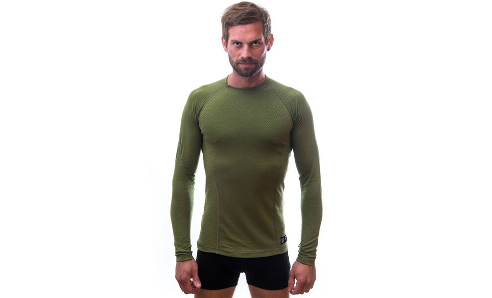 Термокофта чоловіча Sensor Merino DF (Safari), Колір виробника: Safari, Розмір виробника: XL, зображення 3