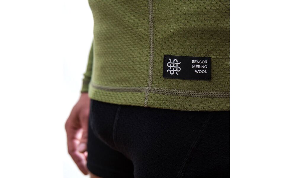 Термокофта чоловіча Sensor Merino DF (Safari), Колір виробника: Safari, Розмір виробника: M, зображення 6