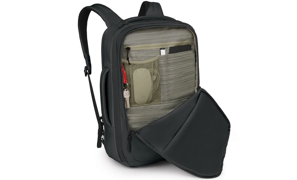 Рюкзак Osprey Aoede Briefpack 22 (Black), 22 л, Об'єм: 22, Колір виробника: Black, зображення 4