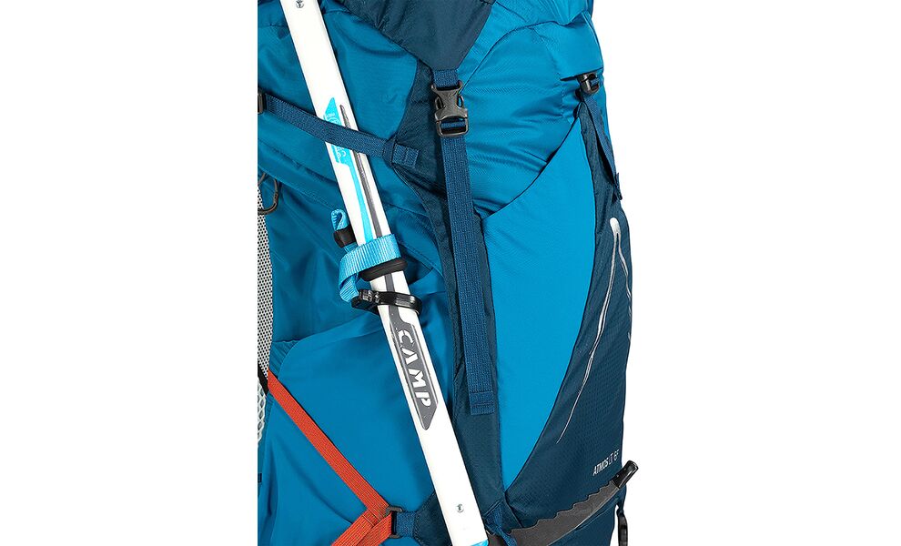 Рюкзак Osprey Atmos AG LT 65 - L/XL (Night Shift/Scoria Blue), Об'єм: 68, Колір виробника: Night Shift/Scoria Blue, Тип розміру спинки: L/XL, зображення 12