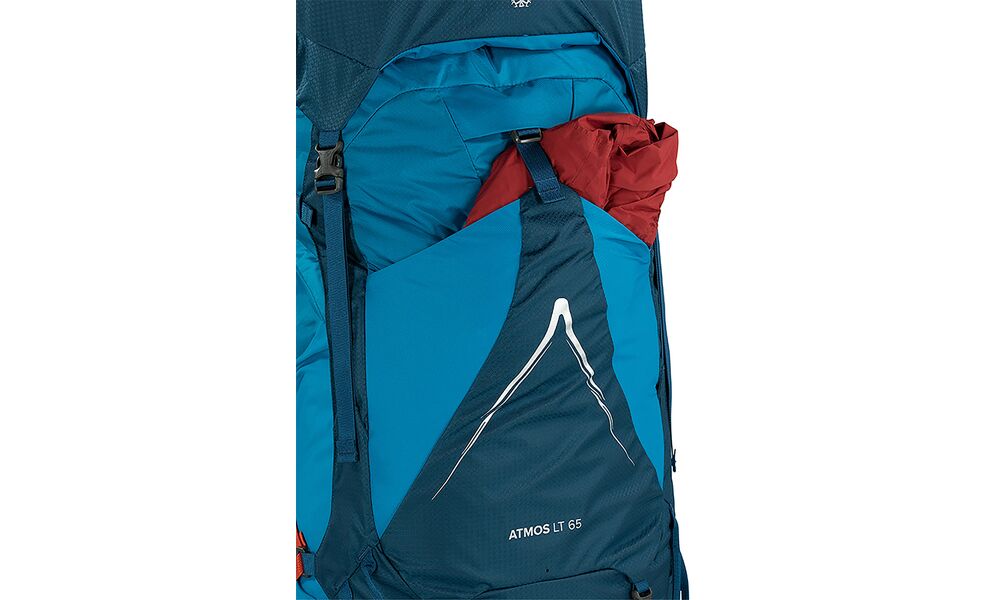 Рюкзак Osprey Atmos AG LT 65 - L/XL (Night Shift/Scoria Blue), Об'єм: 68, Колір виробника: Night Shift/Scoria Blue, Тип розміру спинки: L/XL, зображення 13