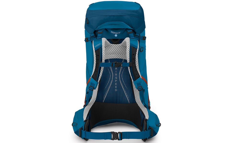 Рюкзак Osprey Atmos AG LT 65 - L/XL (Night Shift/Scoria Blue), Об'єм: 68, Колір виробника: Night Shift/Scoria Blue, Тип розміру спинки: L/XL, зображення 4
