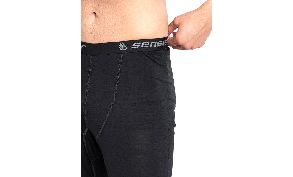 Термоштани чоловічі Sensor Merino Active (Black), Колір виробника: Black, Розмір виробника: L, зображення 7