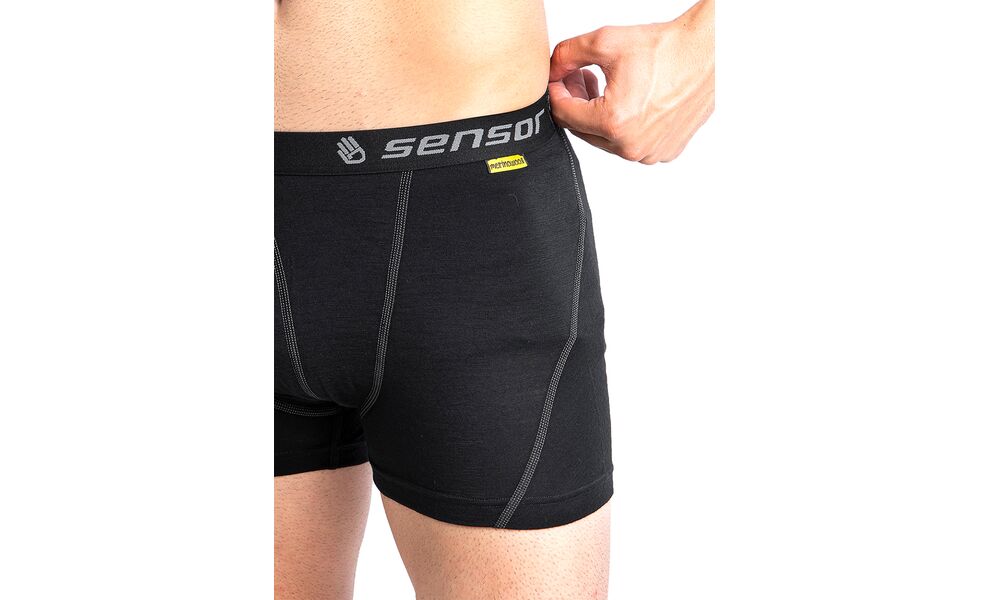 Термотруси чоловічі Sensor Merino Active (Black), Колір виробника: Black, Розмір: XL, зображення 9