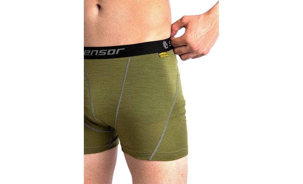 Термотруси чоловічі Sensor Merino Active (Safari), Колір виробника: Safari, Розмір: S, зображення 9
