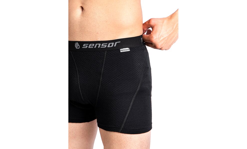 Термотруси чоловічі Sensor Merino DF (Black), Колір виробника: Black, Розмір: L, зображення 10
