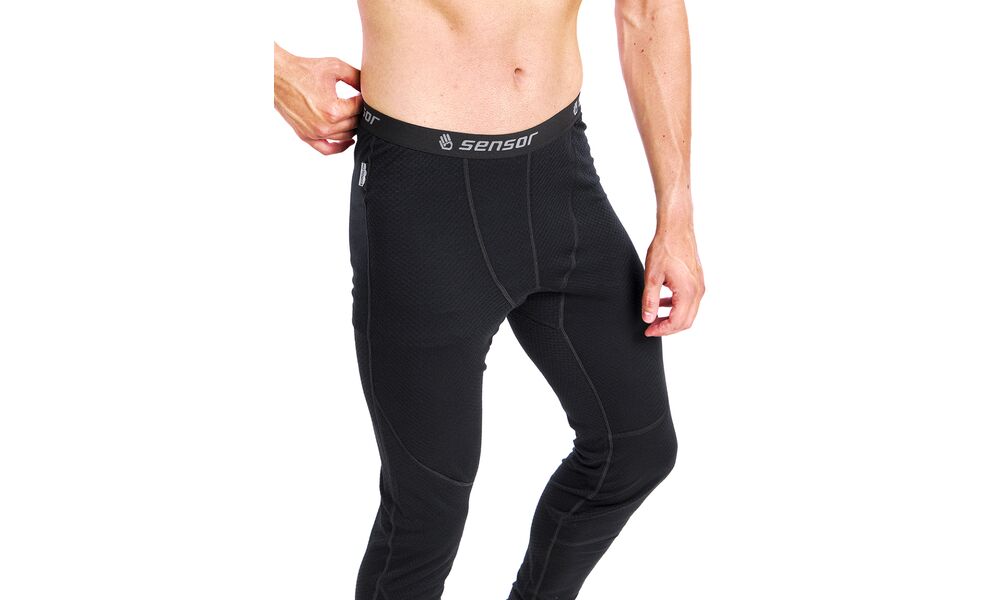 Термоштани чоловічі Sensor Merino DF (Black), Колір виробника: Black, Розмір виробника: XXL, зображення 6
