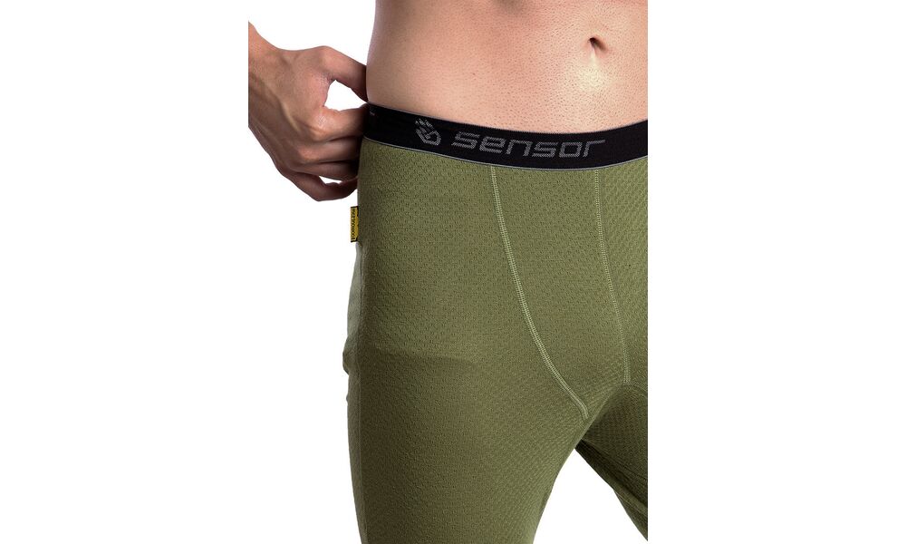Термоштани чоловічі Sensor Merino DF (Safari), Колір виробника: Safari, Розмір виробника: XXL, зображення 7