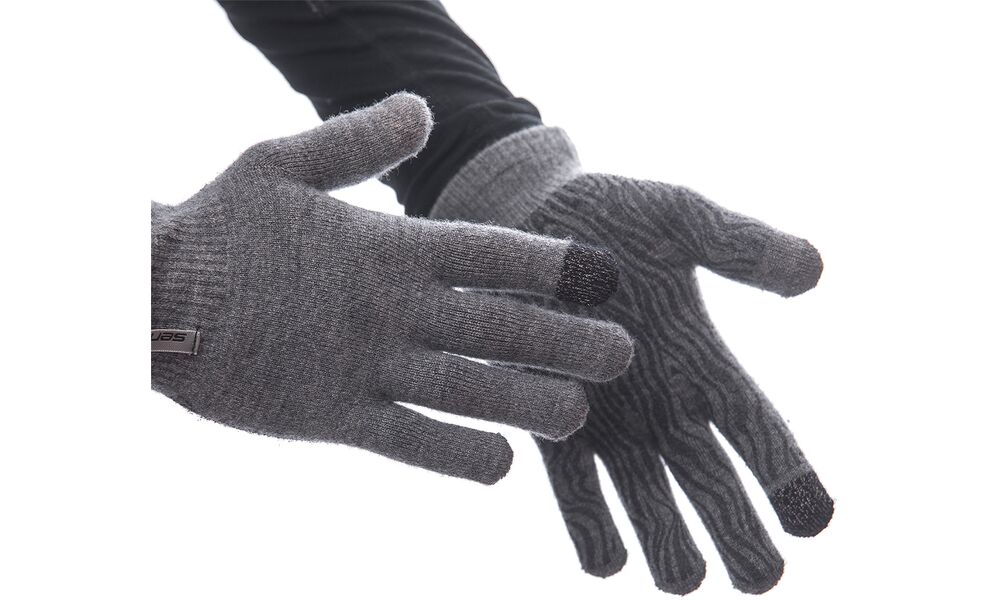 Рукавички унісекс Sensor Merino (Grey), Колір виробника: Grey, Розмір: L/XL, зображення 2