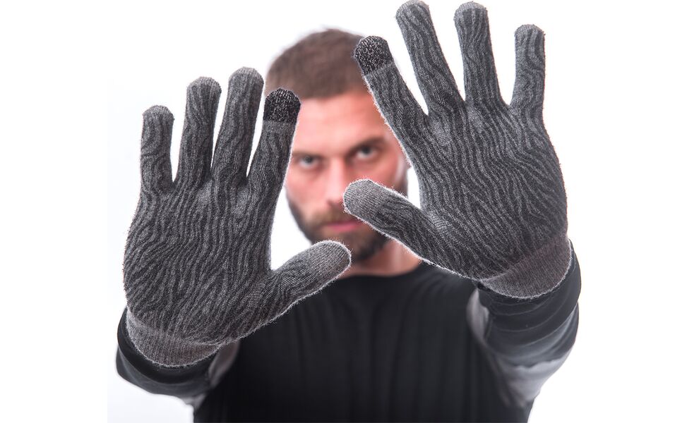 Рукавички унісекс Sensor Merino (Grey), Колір виробника: Grey, Розмір: L/XL, зображення 3