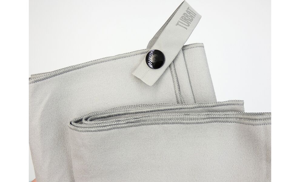 Компактний рушник з мікрофібри з чохлом Turbat Lagoon - XL (Light Grey), 150х80 см, Тип розміру: XL, Колір: Light Grey, зображення 4