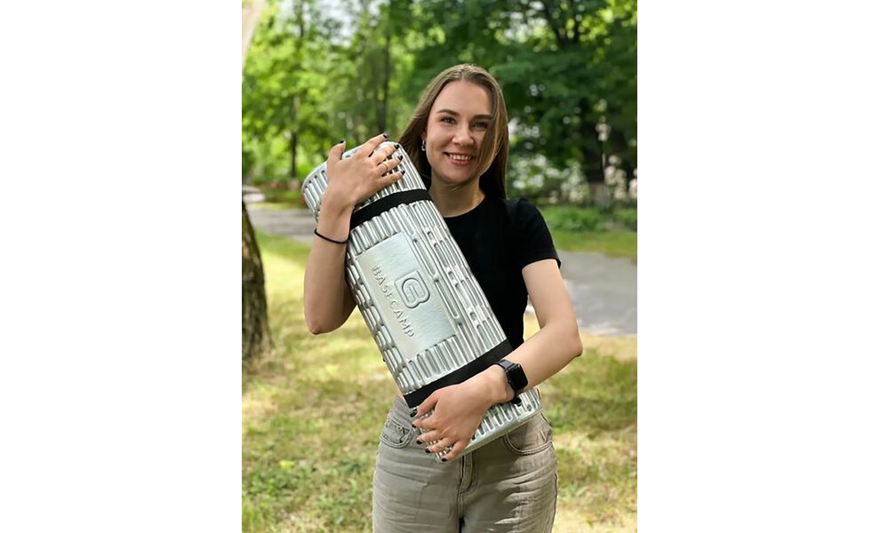 Каремат BaseCamp X-Line Roll Foiled Mat IXPE, зображення 7