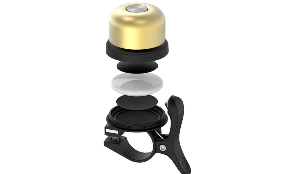 Велосипедний дзвінок GUB BT-1 (Золотистий), зображення 2