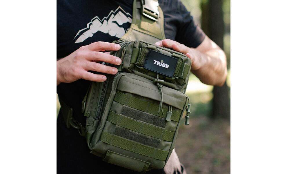 Сумка-слінг Tribe Sling Pack (Olive), 6,5 л, Об'єм: 6,5, Колір виробника: Olive, зображення 18