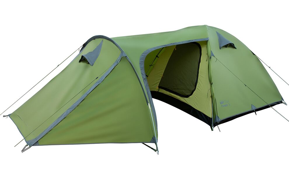 3-місний намет Tramp Twister 3 (Olive): двошаровий, з тамбуром, Кількість місць: 3, Колір: Olive, зображення 3