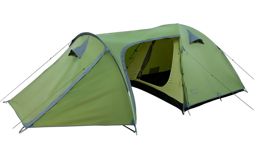 3-місний намет Tramp Twister 3 (Olive): двошаровий, з тамбуром, Кількість місць: 3, Колір: Olive, зображення 4