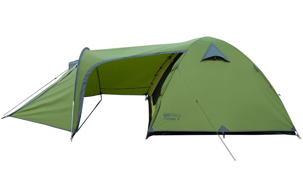 3-місний намет Tramp Twister 3 (Olive): двошаровий, з тамбуром, Кількість місць: 3, Колір: Olive, зображення 6