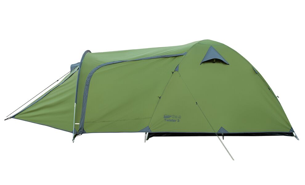 3-місний намет Tramp Twister 3 (Olive): двошаровий, з тамбуром, Кількість місць: 3, Колір: Olive, зображення 7