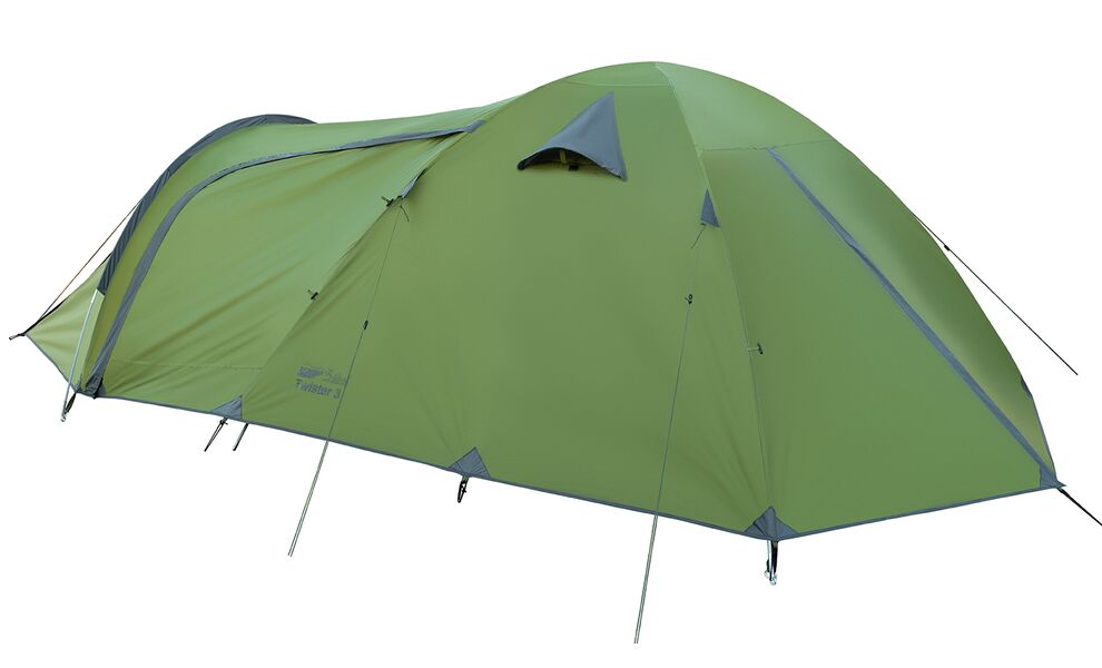 3-місний намет Tramp Twister 3 (Olive): двошаровий, з тамбуром, Кількість місць: 3, Колір: Olive, зображення 8