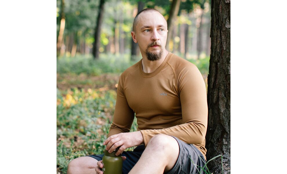 Термокофта чоловіча Tribe Coolpass (Coyote), Колір виробника: Coyote, Розмір виробника: L, зображення 10