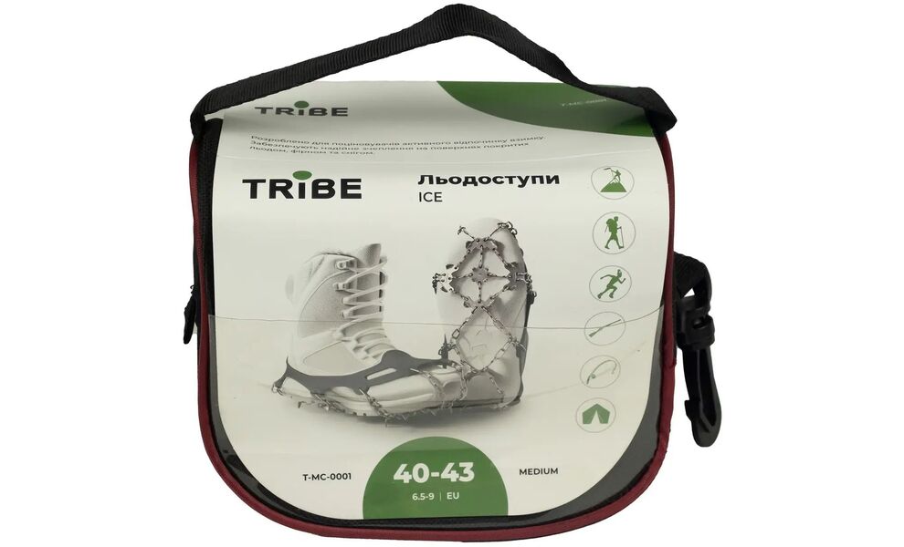 Льодоступи Tribe Ice, Розмір виробника: M (EU 40-43), зображення 3