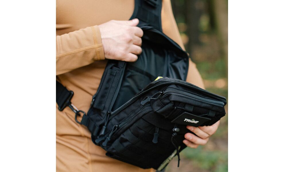 Сумка-слінг Tribe Sling Pack (Black), 6,5 л, Об'єм: 6,5, Колір виробника: Black, зображення 21