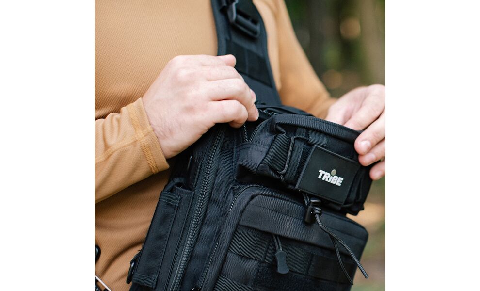 Сумка-слінг Tribe Sling Pack (Black), 6,5 л, Об'єм: 6,5, Колір виробника: Black, зображення 19