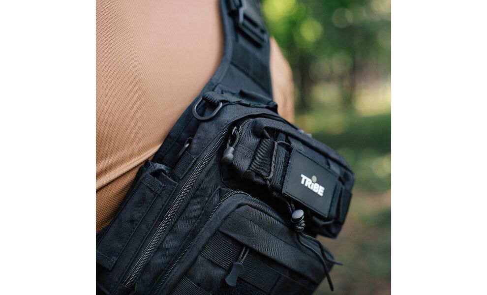 Сумка-слінг Tribe Sling Pack (Black), 6,5 л, Об'єм: 6,5, Колір виробника: Black, зображення 23