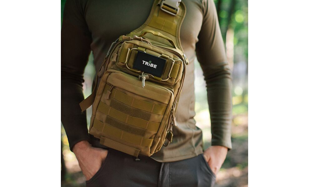 Сумка-слінг Tribe Sling Pack (Coyote), 6,5 л, Об'єм: 6,5, Колір виробника: Coyote, зображення 18