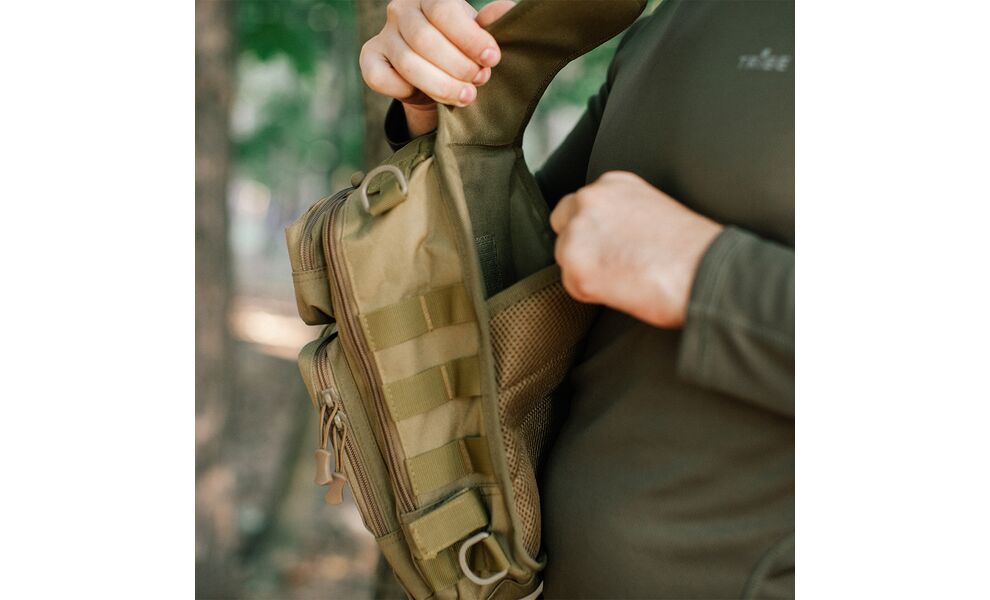 Сумка-слінг Tribe Sling Pack (Coyote), 6,5 л, Об'єм: 6,5, Колір виробника: Coyote, зображення 19